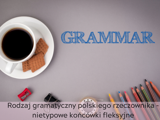 Rodzaj gramatyczny polskiego rzeczownika – nietypowe końcówki fleksyjne